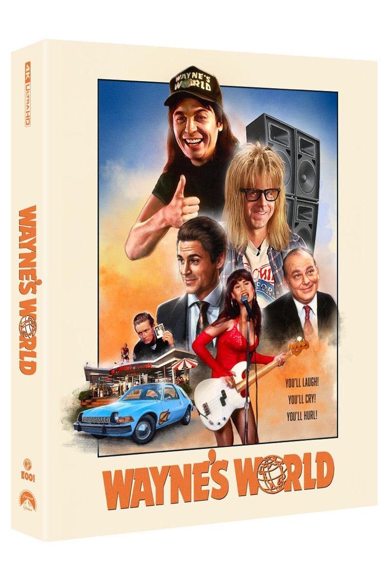 [CP 001] Creative Plus - Waynes World Limited Edition Steelbook Boxset 4k UltraHD & Blu-ray